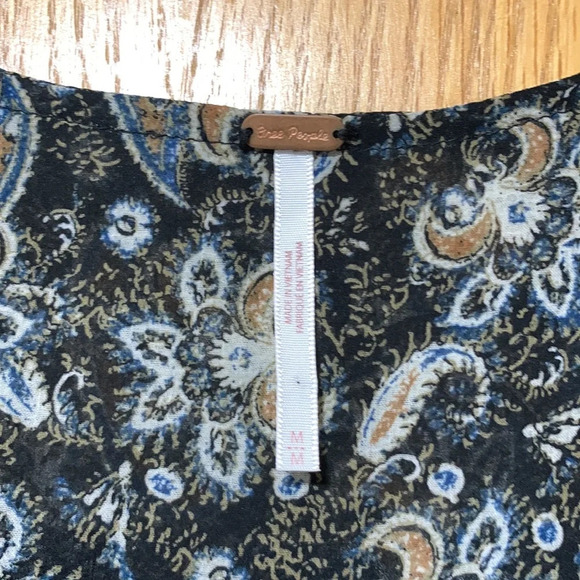 Free People Lolita Paisley Top - Picture 3 of 4